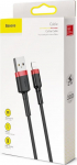 Juhe Baseus Cafule CALKLF-R91, Lightning/USB Type A, 300 cm, must v.