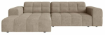 Nurgadiivan Cosmopolitan Design Chicago Eden 4, tume beež v&auml;rv, vasak, 167 x 234 cm x 78 cm