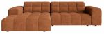 Nurgadiivan Cosmopolitan Design Chicago Eden 10, telliskivi punane v., vasak, 167 x 234 cm x 78 cm