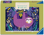 Pusle Ravensburger Purple Sloth Smile, 49 cm x 36 cm, 100 tk
