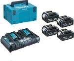 Aku ja laadija komplekt Makita, 18 V, li-ion, 5000 mAh
