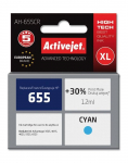 Tindiprinteri kassett ActiveJet Premium AH-655CR, ts&uuml;aansinine (cyan) v., 12 ml