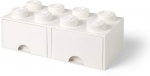 Hoiukast LEGO&reg; Brick Drawer, valge v., 25 x 50 x 18 cm