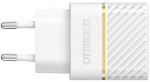 Adapter Otterbox Wall Charger, Europlug/USB-C, kuldne v./valge v.