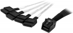 Juhe StarTech Mini-SAS to SATA SAS43SAT1M Mini SAS HD SFF-8644 male, SATA, 1 m, must v.
