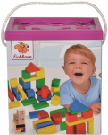 Puidust klotsid Eichhorn Coloured Wooden Blocks 100050161