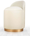 Tumba Hanah Home Dover 209FLF1106, kuld v./kreemjasvalge, 50 cm x 45 cm x 70 cm