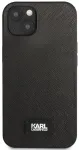 Telefoni &uuml;mbris Karl Lagerfeld Saffiano Plaque Case, must v., Apple