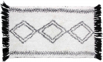 Vaip Douceur Bohemiana, valge v./must v., 50 cm x 80 cm