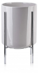 Lillepott Mondex Neva HTYE8805, keraamiline/metall, h&otilde;be v./hall v.