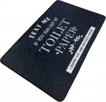 Vannitoa p&otilde;randamatt Foutastic Toilet 359CHL5380, must, 120 cm x 70 cm