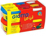 Plastiliin Giotto BeBe 999029, sinine v./valge v./punane v., 400 g