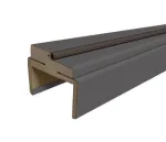Ukseleng Domoletti, 207 cm x 8 - 10 cm x 3.2 cm, grafiit v.
