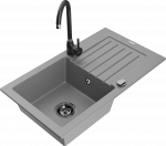 K&ouml;&ouml;givalamu Mexen Pablo 6510751010-71+670200-70+66911-70, graniit, 75 cm x 43 cm x 16.1 cm, must/hall