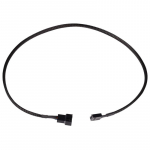 Pikenduskaabel ventilaatoritele Alphacool, 60 cm, must v.