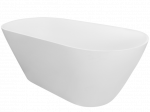 Vann, teisaldatav Besco Moya, 170 cm x 70 cm x 56 cm, ovaalne, valge