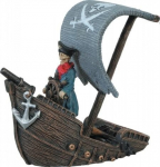 Akvaariumi dekoratsioon Zolux Ship 355650, sinine/pruun, 17 cm
