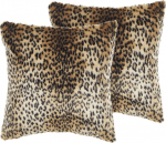 Dekoratiivne padi Beliani Foxtail, pruun v., 45 cm x 45 cm, 2 tk