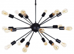 L&uuml;hter rippuv AZzardo Orbit AZ1657, E27, 18 x 60 W, must v.