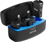 Traadita mikrofonikomplekt Boya Boyamic, must
