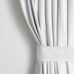 &Ouml;&ouml;kardin Restilo Velvet, valge, 140 cm x 270 cm