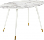S&ouml;&ouml;gilaud Beliani Gutiere, kuldne v./valge v./must v., 120 cm x 70 cm x 75 cm