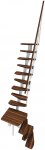 Trepp Minka Quatro Turn, 72 cm x 298 cm