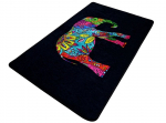 Vannitoa p&otilde;randamatt Foutastic Olifant, must, 100 cm x 80 cm