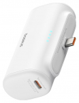 Akupank Baseus Compact, 5000 mAh, 20 W, valge