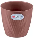 Lillepott Stefanplast Liberty 87276, plastik, &Oslash; 25 cm, pruun v.