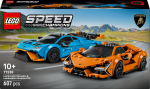 Konstruktor LEGO&reg; Speed Champions Lamborghini Revuelto ja Hurac&aacute;n STO 77238, 607 tk