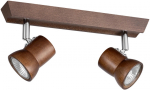 Valgusti kohtvalgusti Spot-Light Venla 2434276, GU10, 2 x 5 W, pruun v.