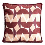 Padjap&uuml;&uuml;r Homla Cherry Chic 749063, punane/roosa/pruunikas, 45 cm x 45 cm