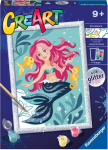 Maalimine numbrite j&auml;rgi Ravensburger CreArt Enchanting Mermaid, mitmev&auml;rviline
