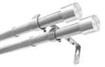 Kardinapuu komplekt Teleskop, 120 - 230 cm, &Oslash; 19 mm, roostevaba teras v.