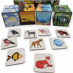Sorteerimism&auml;ng PuzzleOK Montessori Magical Nature, LT, mitmev&auml;rviline, 40 tk