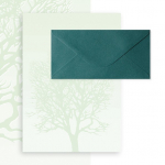 Dekoratiivpaber Galeria Papieru Tree, A4, 120 g/m&sup2;, roheline v., 29.7 cm x 21 cm, 20 lk. tk.