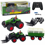 Rc-traktor Lean Toys Farm Machine, 1:24, roheline