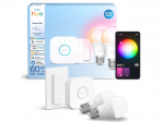 Nutikas pirn Philips Hue Essential LED, A60, 2200 - 6500 &deg;K, E27, 8 W, 806 lm, 2 tk