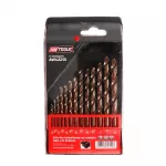 Metallist puurikomplekt AWTools AW42213, teras/plast /malmist, hss-co, silindriline, 2-8 mm x 12 cm
