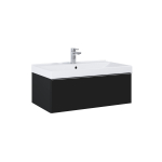 Valamualune vannitoa kapp Elita Look 80 1DR, matt must v., 44.9 cm x 80 cm x 28.1 cm
