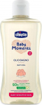 Keha- ja vanni&otilde;li, niisutav, lastele Chicco Baby Moments, 10240, 200 ml