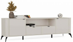 TV-kapp Cordoba 2D2S, must v./ka&scaron;miir v., 186 cm x 43 cm x 55 cm