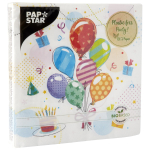 Pabersalvr&auml;tikud Papstar Fete, 33 cm x 33 cm, mitmev&auml;rviline, 20 tk