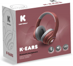 Juhtmeta k&otilde;rvaklapid lastele KidyWolf K-Ears 418278, punane v.