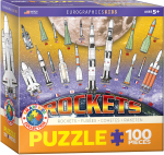 Pusle Eurographics Smart Kids Rockets 6100-1015, 48.2 cm x 33.9 cm, 100 tk, mitmev&auml;rviline