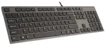 Kahjustatud pakendiga toode. Juhtmega arvutiklaviatuur A4Tech Isolation KV-300H, EN, hall v.