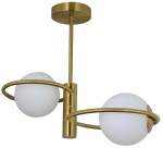 Valgusti lagi Light Prestige Dorado LP-002/2C, E14, 2 x 10 W, valge v. / kuldne v.