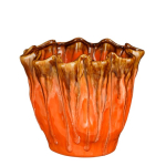Lillepott Mica Aleta 1195648, keraamiline, &Oslash; 23 cm, oranž v.