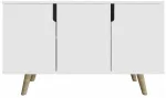 Konsoollaud Kalune Design Verona 120, valge v., 30 cm x 120 cm x 80 cm